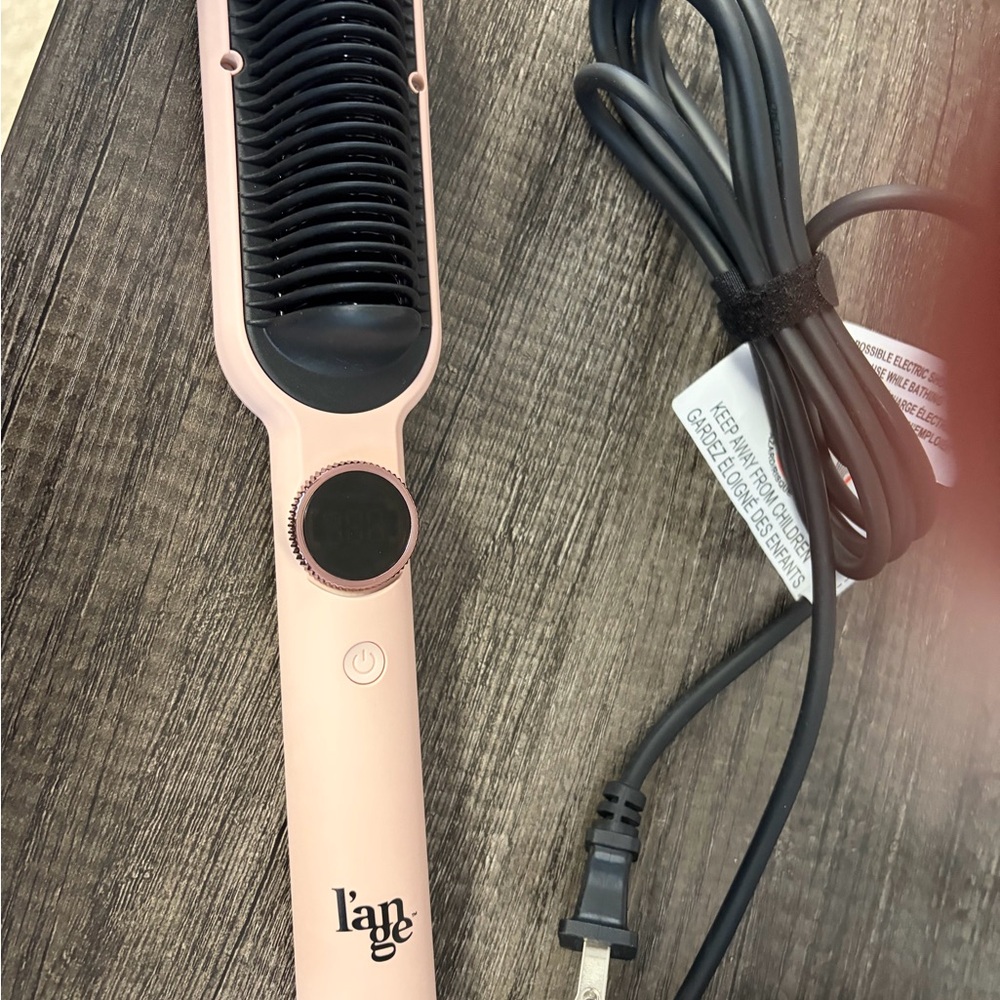 Lange Pink Hair Straightening Brush